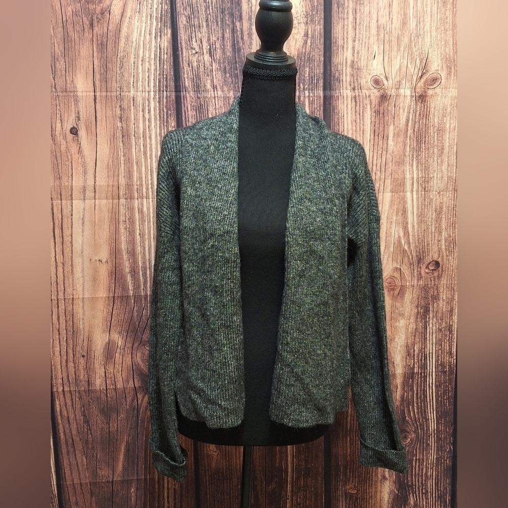 Banana Republic Charcoal Open-Front Cardigan Womens Size Medium!